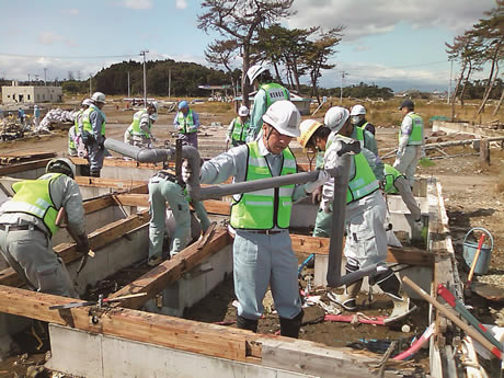 東日本大震災災害復旧ボランティア